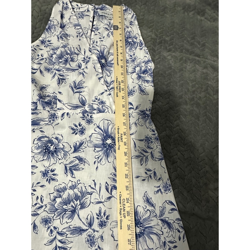 Emma & Michele Floral Print Sleeveless Dress Ladies Size M - Picture 12 of 13